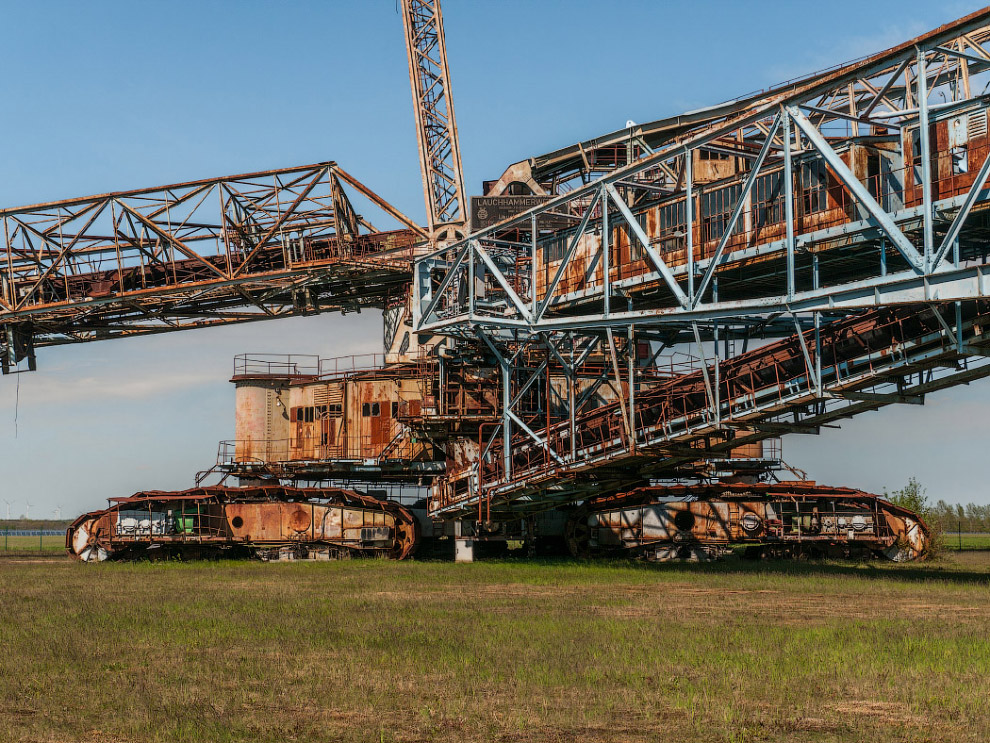 Заброшенный экскаватор Bagger 258 Заброшенный экскаватор Bagger 258