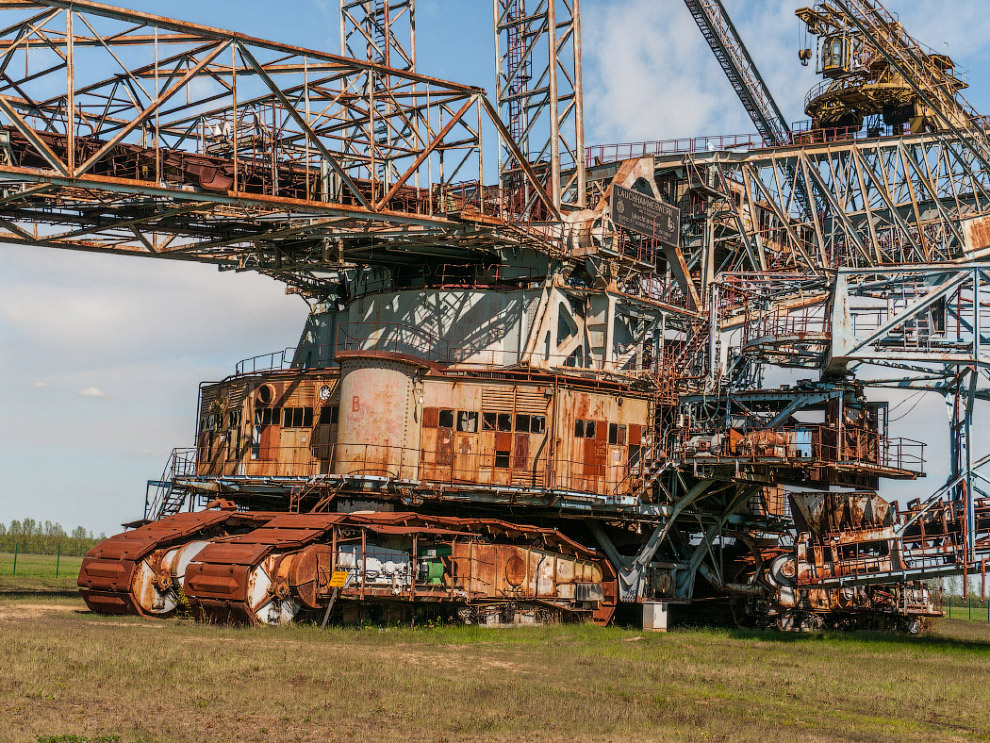 Заброшенный экскаватор Bagger 258 Заброшенный экскаватор Bagger 258