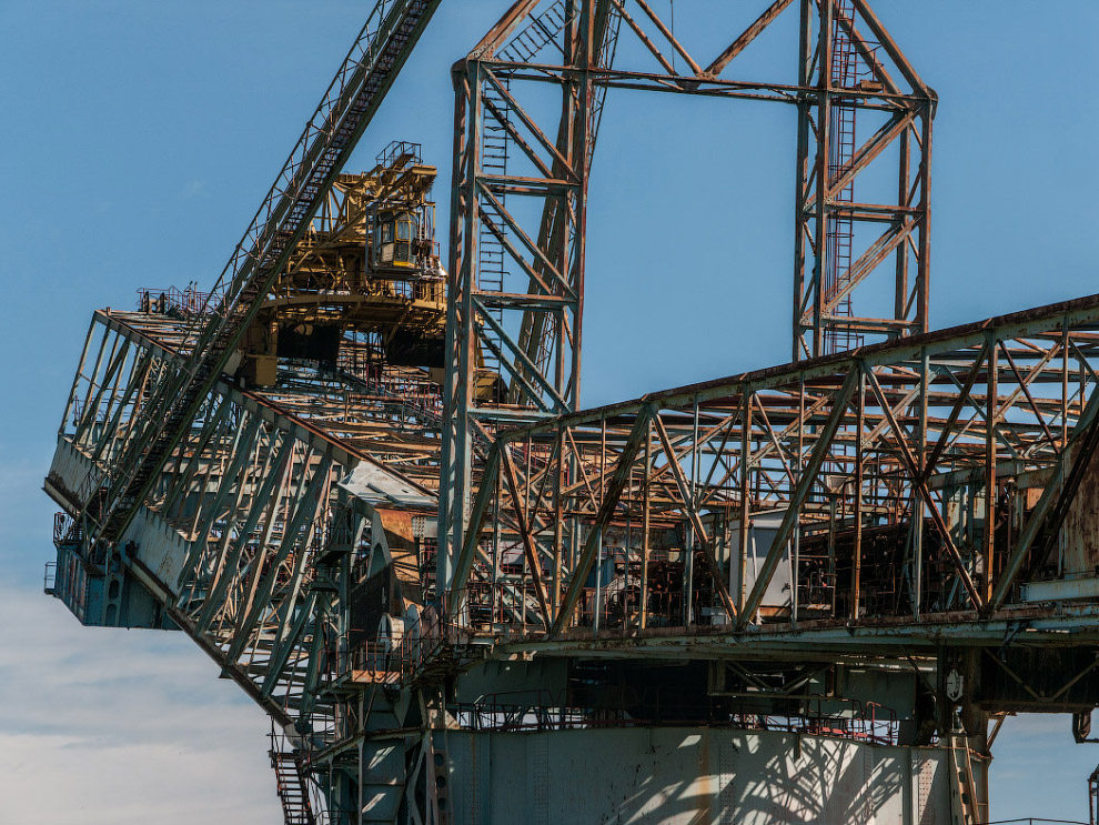 Заброшенный экскаватор Bagger 258 Заброшенный экскаватор Bagger 258