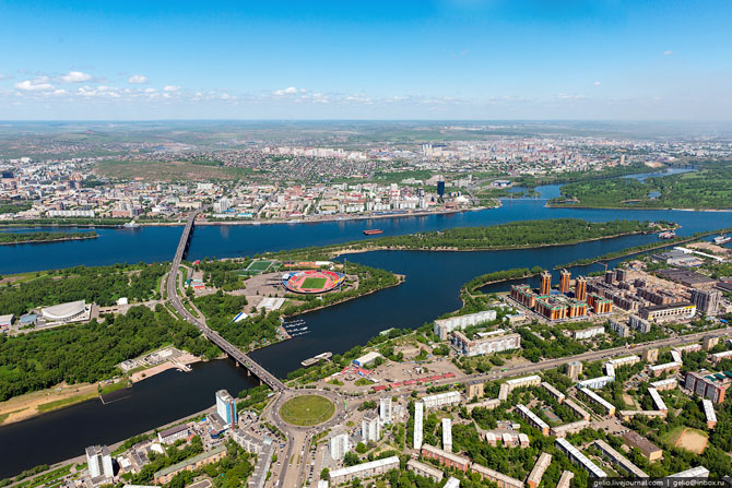 Красноярск с высоты (59 фото) Красноярск с высоты (59 фото)