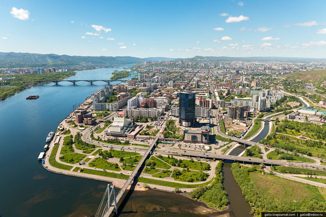 Красноярск с высоты (59 фото) Красноярск с высоты (59 фото)
