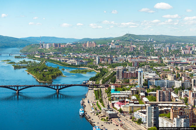Красноярск с высоты (59 фото) Красноярск с высоты (59 фото)