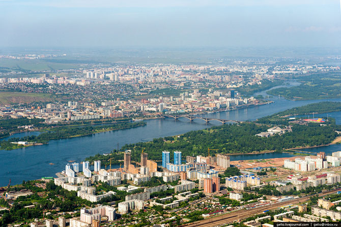 Красноярск с высоты (59 фото) Красноярск с высоты (59 фото)