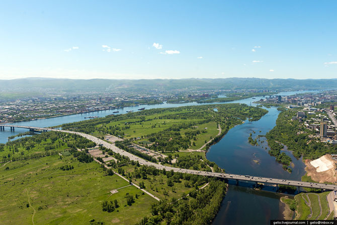 Красноярск с высоты (59 фото) Красноярск с высоты (59 фото)