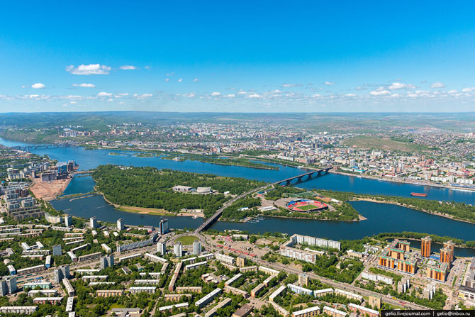 Красноярск с высоты (59 фото) Красноярск с высоты (59 фото)