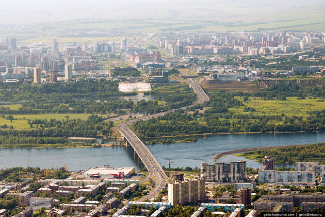 Красноярск с высоты (59 фото) Красноярск с высоты (59 фото)