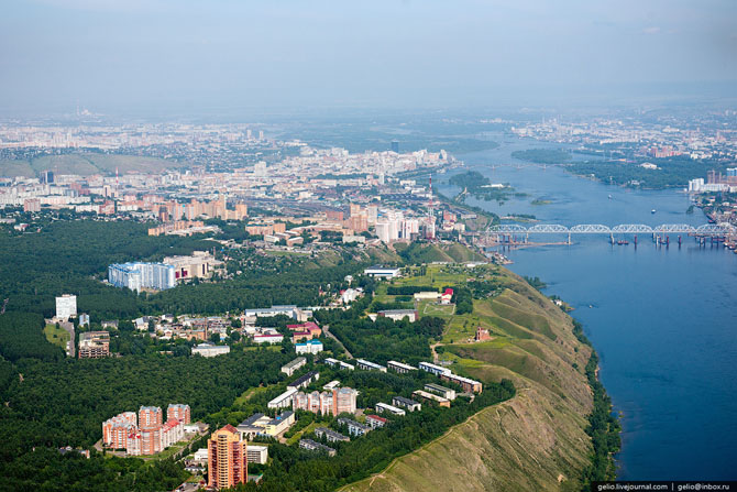 Красноярск с высоты (59 фото) Красноярск с высоты (59 фото)