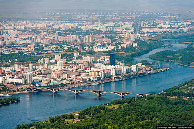Красноярск с высоты (59 фото) Красноярск с высоты (59 фото)