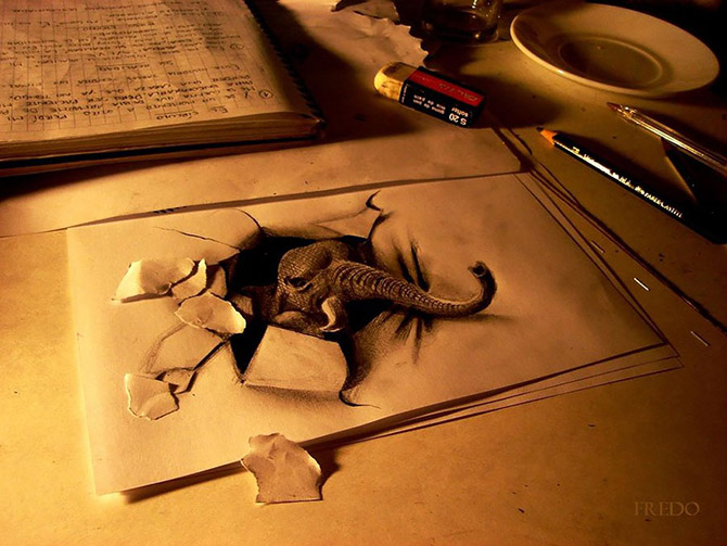 Лучшие карандашные 3D рисунки (33 фото) Лучшие карандашные 3D рисунки (33 фото)