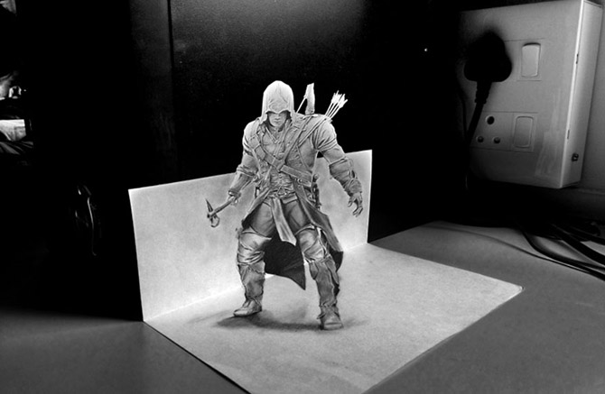Лучшие карандашные 3D рисунки (33 фото) Лучшие карандашные 3D рисунки (33 фото)