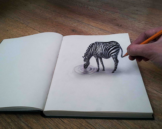 Лучшие карандашные 3D рисунки (33 фото) Лучшие карандашные 3D рисунки (33 фото)