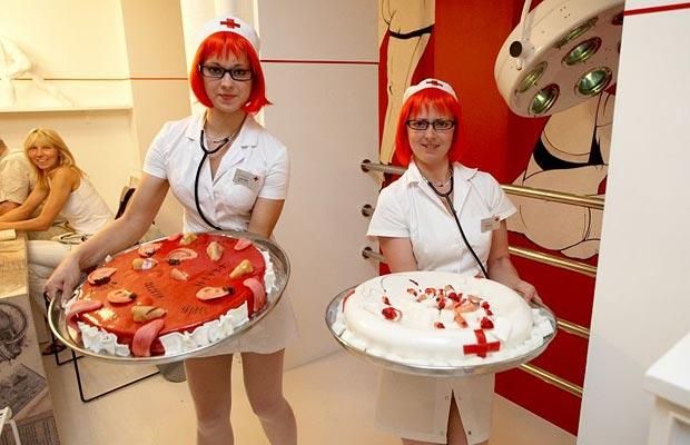 Ресторан в стиле больницы