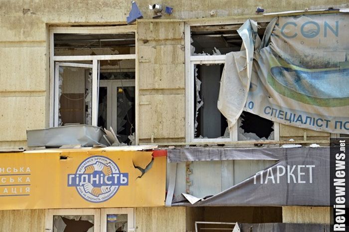 Прорыв магистрального трубопровода в Киеве