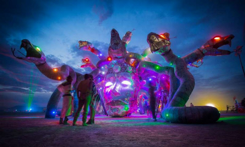 Первые фото с фестиваля Burning Man 2017 Первые фото с фестиваля Burning Man 2017