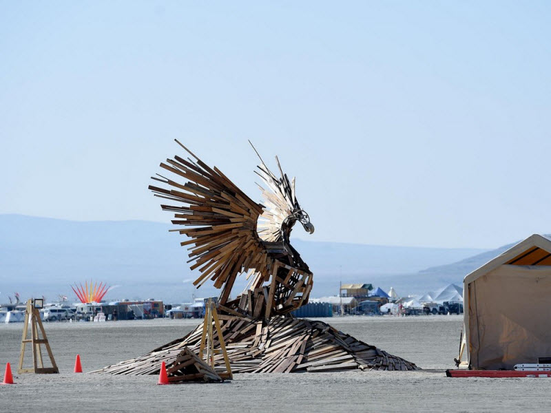 Первые фото с фестиваля Burning Man 2017 Первые фото с фестиваля Burning Man 2017