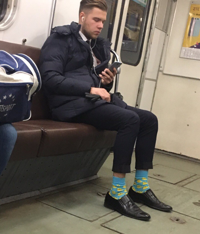 Модники из российского метрополитена