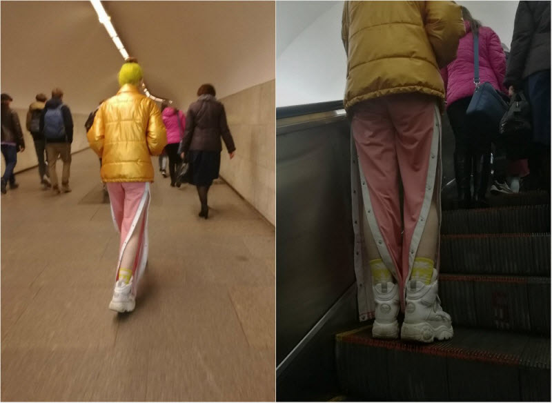 Модники из российского метрополитена