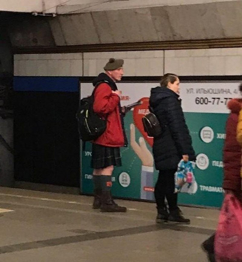 Модники из российского метрополитена