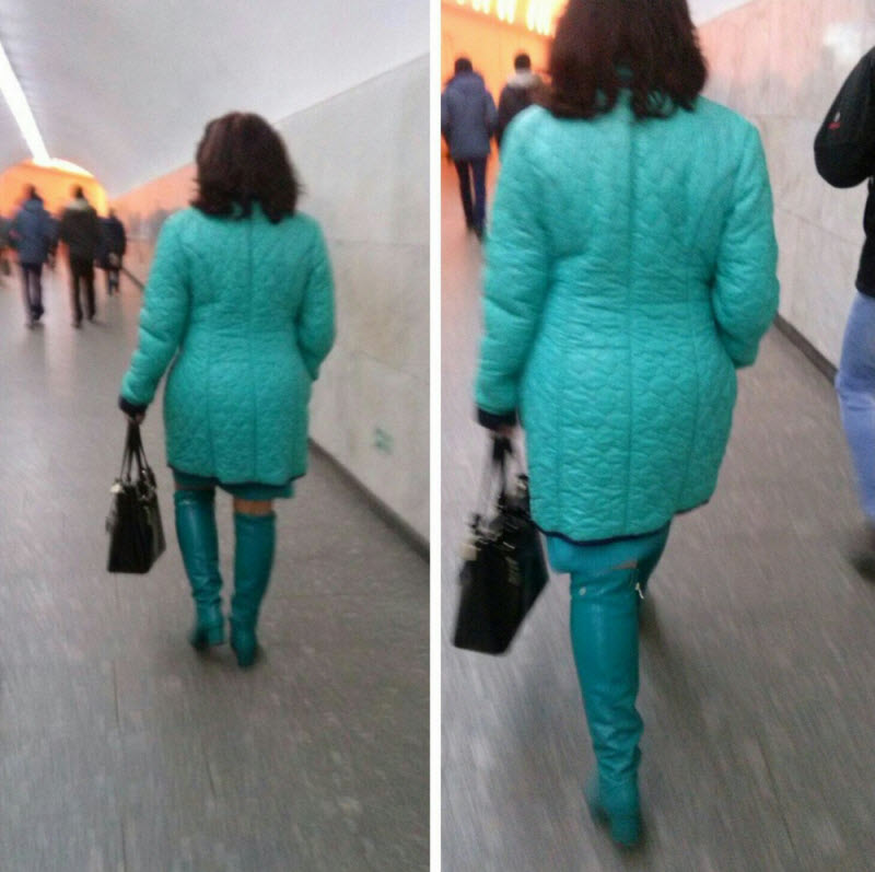 Модники из российского метрополитена