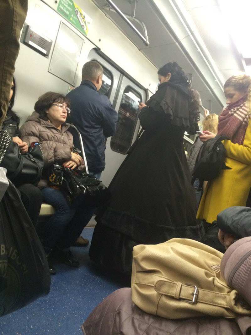 Модники из российского метрополитена