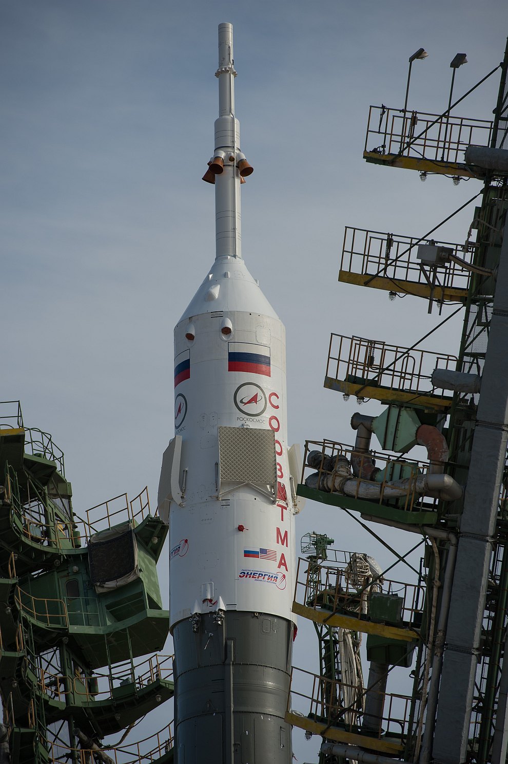 Старт космического корабля «Союз ТМА-08М» с Байконура Старт космического корабля «Союз ТМА-08М» с Байконура