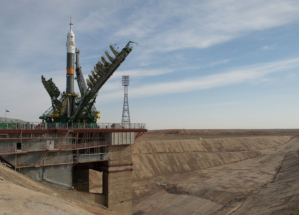 Старт космического корабля «Союз ТМА-08М» с Байконура Старт космического корабля «Союз ТМА-08М» с Байконура