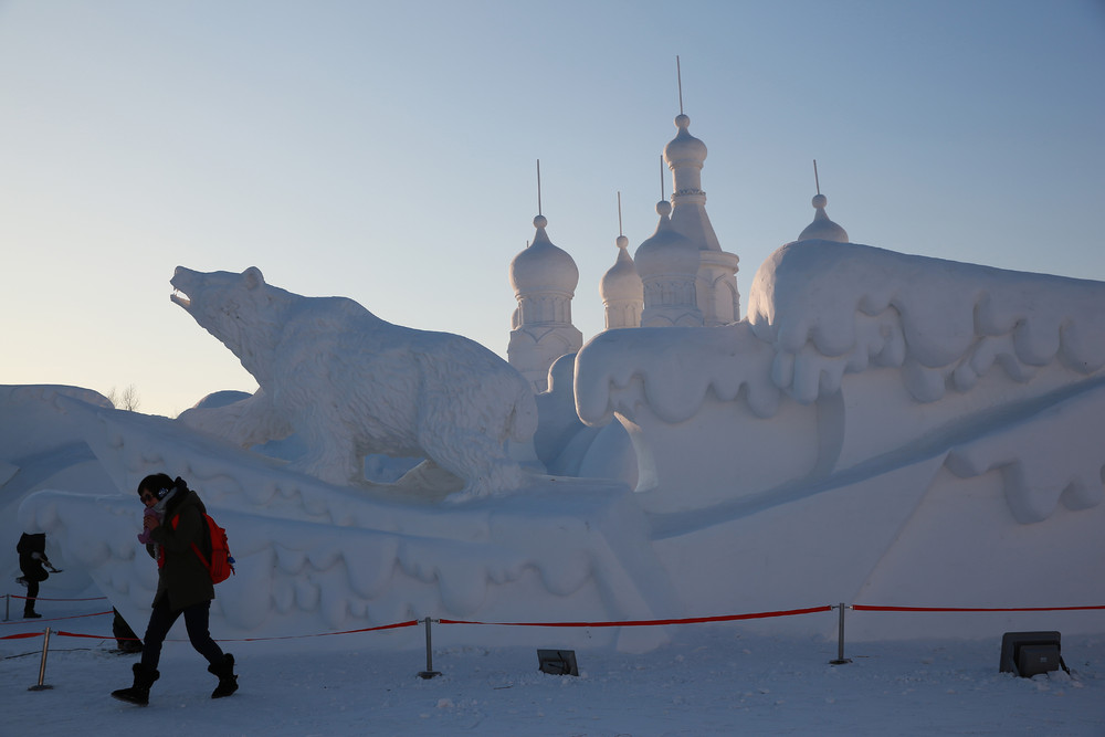 16 фестиваль снега и льда в Харбине