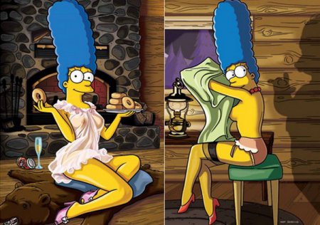 Мардж Симпсон в ноябрьском Playboy