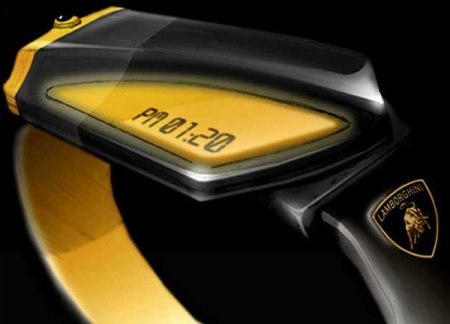 Концепт телефона Lamborghini в наручных часах