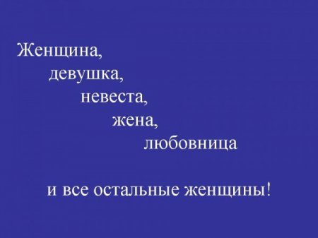 Манифест мужчин.
