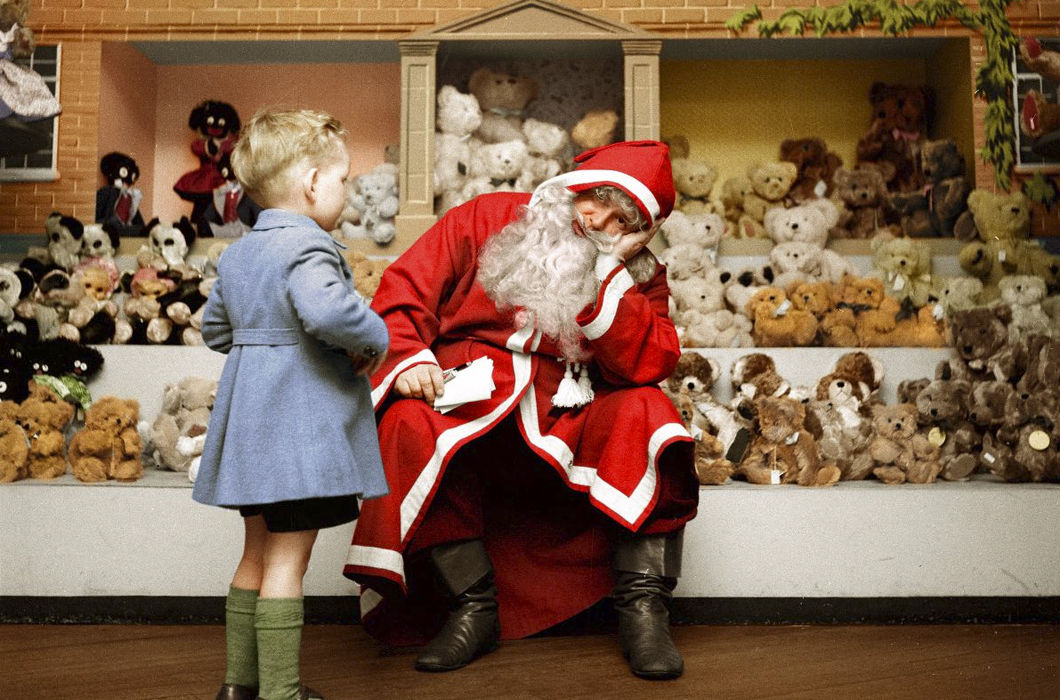 Как выглядел Санта-Клаус 50–100 лет назад Как выглядел Санта-Клаус 50–100 лет назад