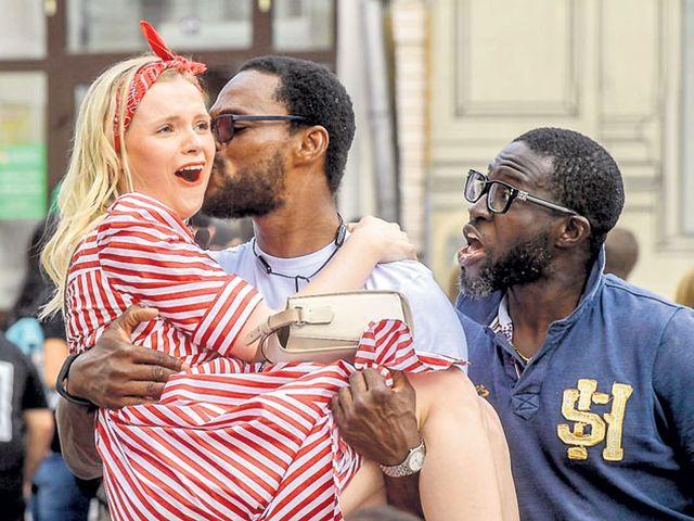 Русские девушки и иностранные болельщики на ЧМ 2018