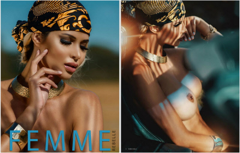 Микаэла Шефер в журнале Femme Rebelle