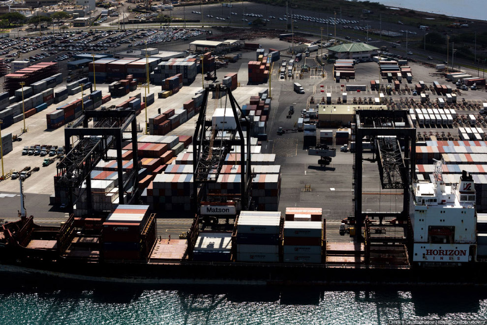 Полет над Гавайями. Остров Оаху Полет над Гавайями. Остров Оаху