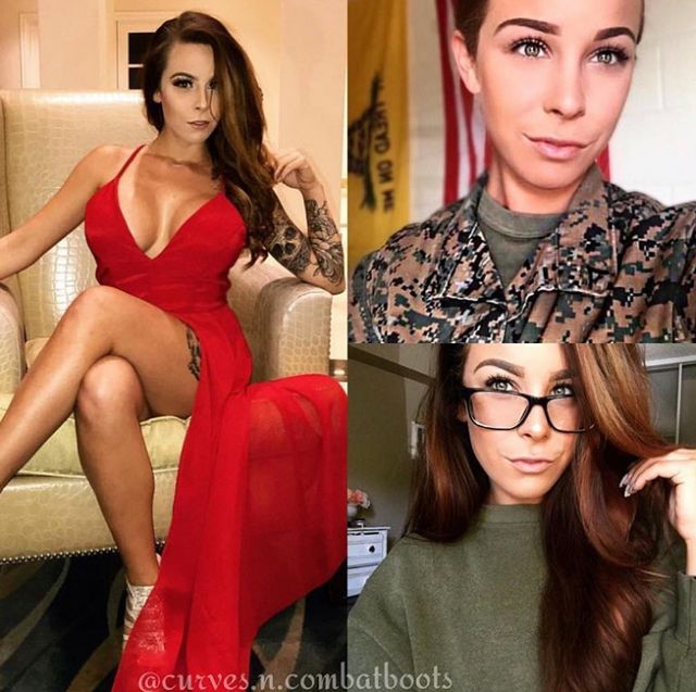 Симпатичные девушки форме и без