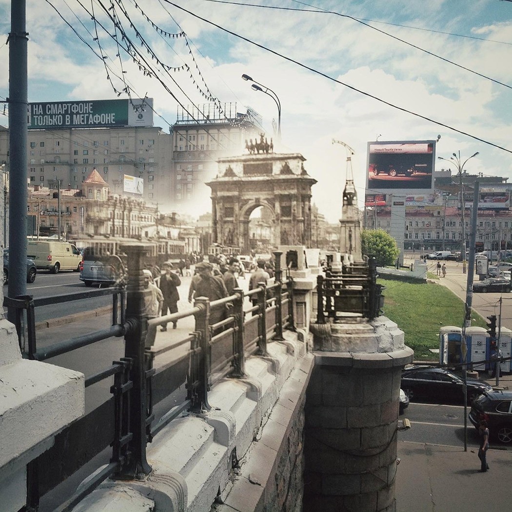 Две Москвы в одном кадре Две Москвы в одном кадре