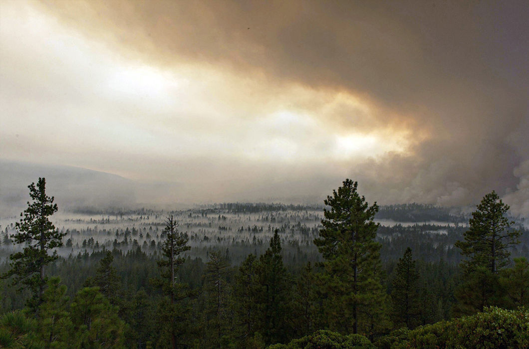 Разгул огненной стихии в США