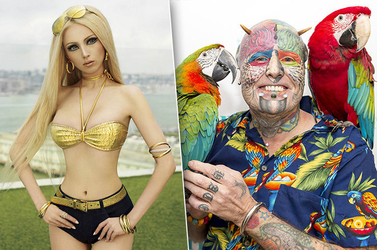 Люди, изменившие свою внешность самым невероятным образом