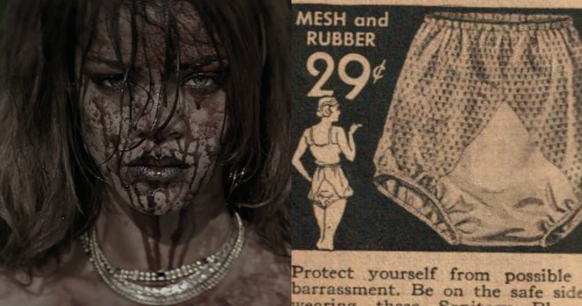 Как женщины справлялись с месячными в прошлом? P.S. Слабонервным не читать и не смотреть