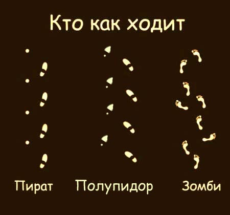 Кто как ходит?!