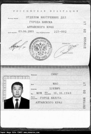 Странные паспорта