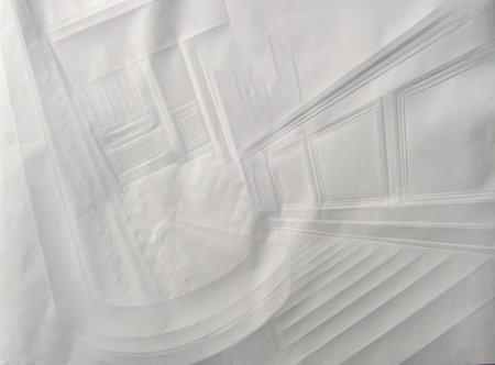 Рисунки выдавливанием на бумаге
