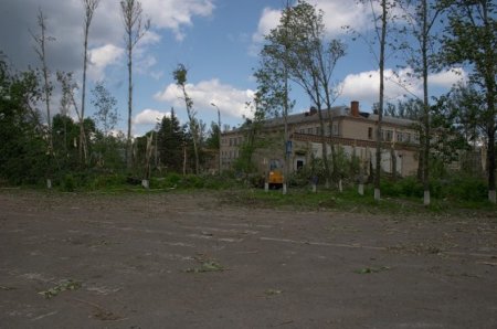 Последствия торнадо в Краснозаводске