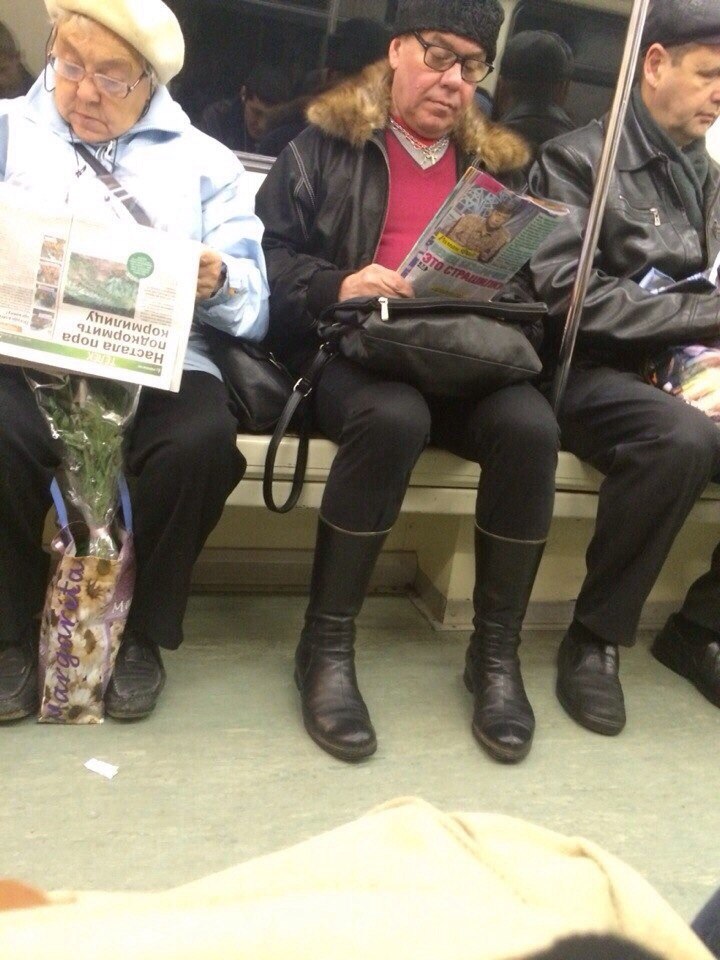 Модные люди московского метро Модные люди московского метро