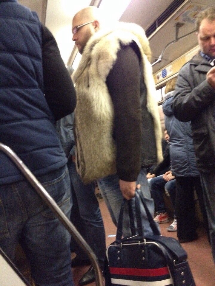 Модные люди московского метро Модные люди московского метро
