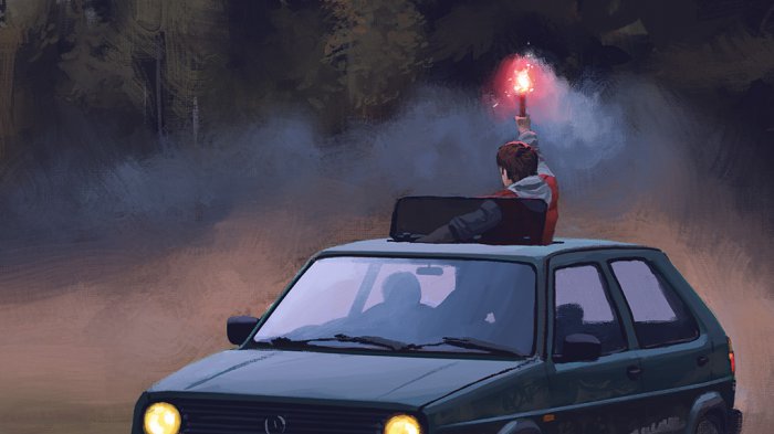 Artworks by Simon Stalenhag