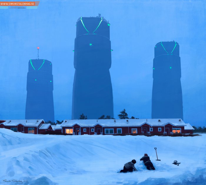 Artworks by Simon Stalenhag