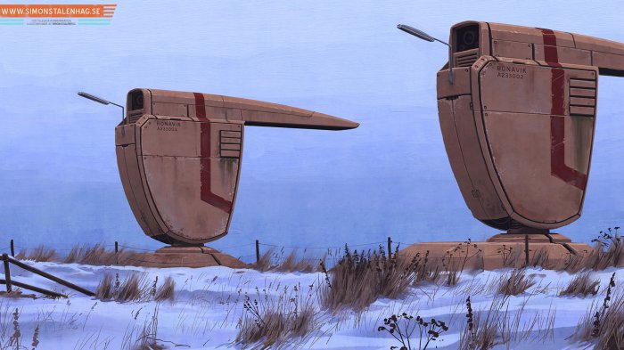 Artworks by Simon Stalenhag