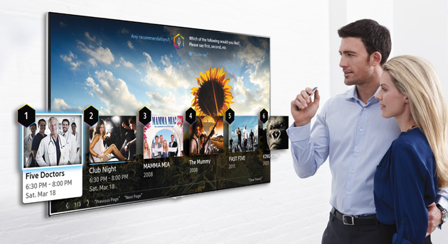 Новая функция в телевизорах Samsung smart TV 2014