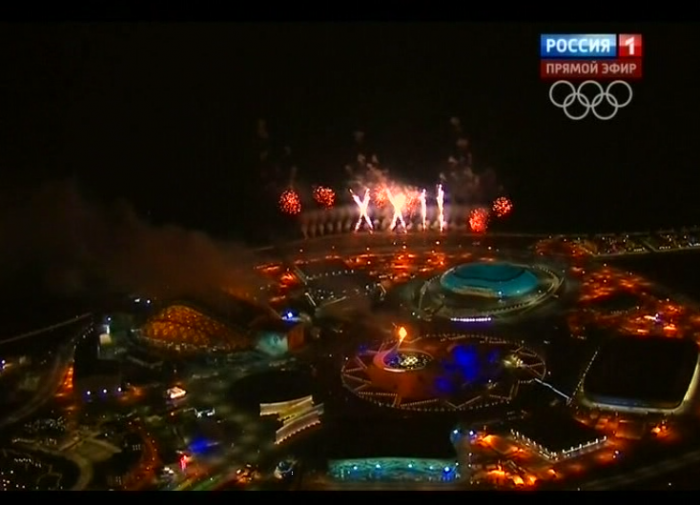 Церемония открытия XXII зимних Олимпийских игр
